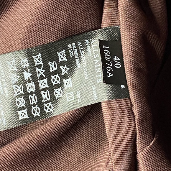 All Saints Balfern Leather Biker Jacket - Picture 8 of 8